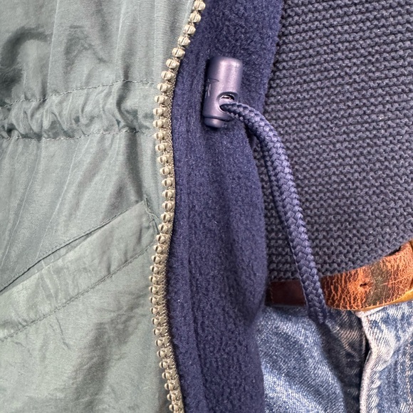 Rare vintage reversible winter jacket jet from the 90s | Medium | Forest Green - Picture 6 of 11